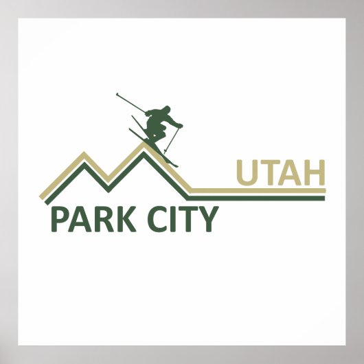 Park City Utah Skigebiet Poster (Vorne)