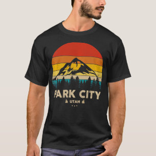 Park City Utah Skigebiet Wintersport Vintage Souve T-Shirt