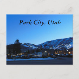 Park City Utah Skiing Postkarte