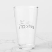 Park City Utah Skispringer Glas (Rückseite)