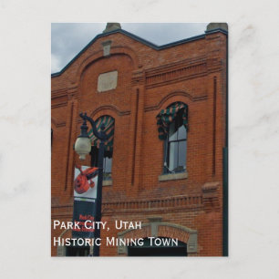Park City Utah Souvenier Postcard Postkarte