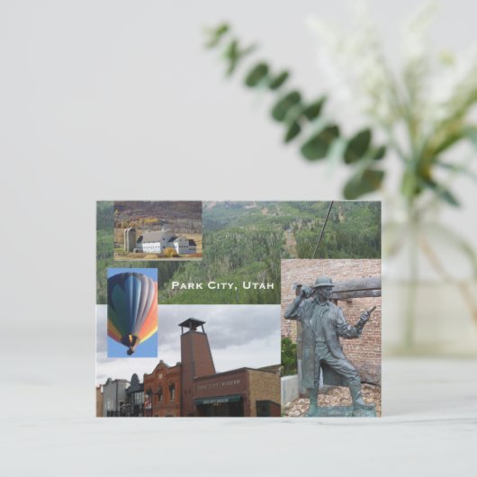 Park City Utah Souvenier Postcard Postkarte (Stehend Vorderseite)