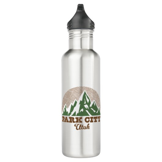 Park City Utah Tasse Edelstahlflasche (Rechts)