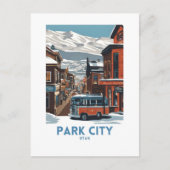 Park City Utah Travel Art Museum Postkarte (Vorderseite)