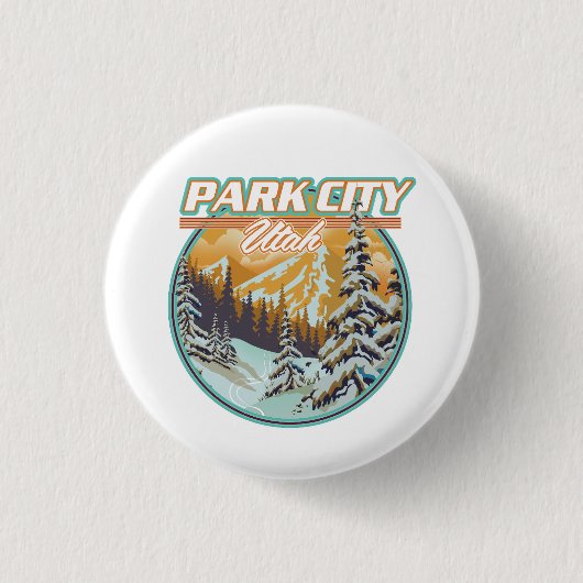 Park City Utah Travel Logo Button (Vorderseite)
