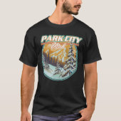 Park City Utah Travel Logo T-Shirt (Vorderseite)