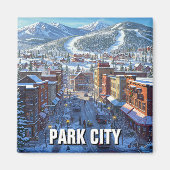 Park City Utah Travel Magnet (Vorne)