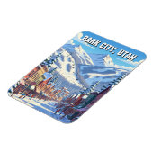 Park City Utah Travel Magnet (Linke Seite)
