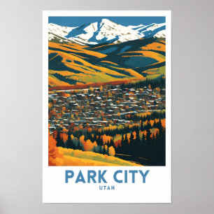 Park City Utah Travel Poster
