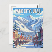 Park City Utah Travel Postkarte (Vorne/Hinten)