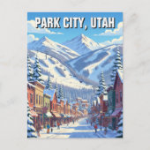 Park City Utah Travel Postkarte (Vorderseite)