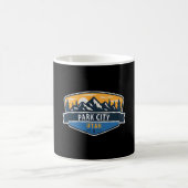 Park City Utah Vintag � Abenteuergeist Kaffeetasse (Mittel)