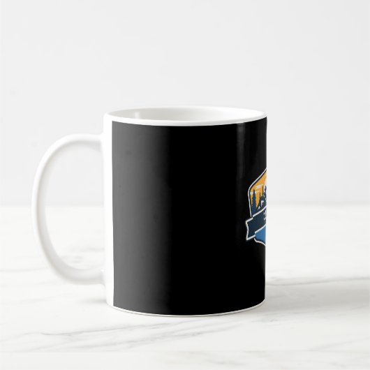 Park City Utah Vintag � Abenteuergeist Kaffeetasse (Links)