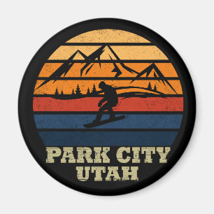 Park City Utah Vintag Magnet