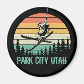 Park City Utah Vintag Magnet (Vorne)