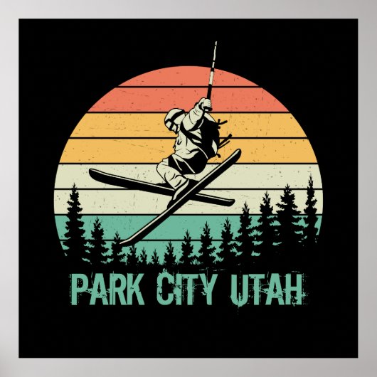 Park City Utah Vintag Poster (Vorne)