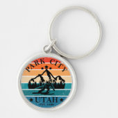 Park City Utah Vintag Schlüsselanhänger (Vorne)