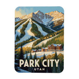 Park City Utah Wasatch Berg Reise Magnet
