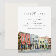 PARK CITY Utah Wasserfarbenberg Save the Date