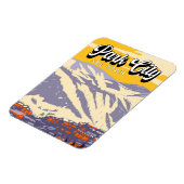 Park City Utah Wintergebiet Vintag Magnet (Linke Seite)