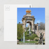 Park Ciutadella Postkarte (Vorne/Hinten)