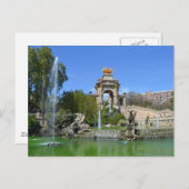 Park Ciutadella Postkarte (Vorne/Hinten)