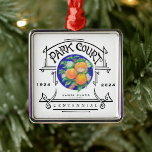 Park Court Centennial Ornament Aus Metall