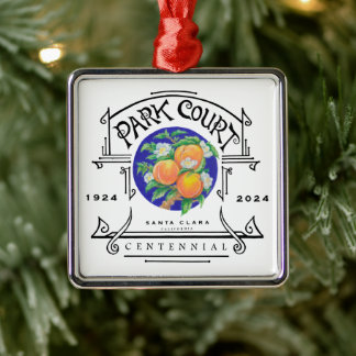 Park Court Centennial Ornament Aus Metall