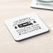 Park Der Camper Getränkeuntersetzer (Linke Seite)