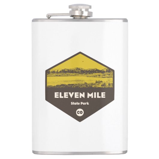 Park der Elven Mile, Colorado Flachmann (Vorderseite)