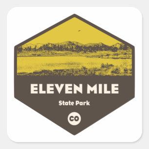 Park der Elven Mile, Colorado Quadratischer Aufkleber