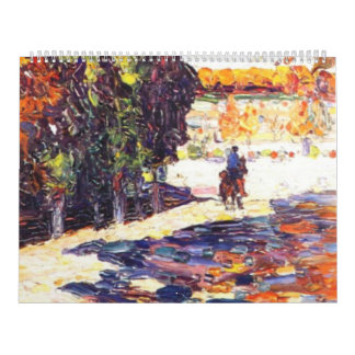 Park der St. Cloud mit dem Pferd Wassily Kandinsky Kalender