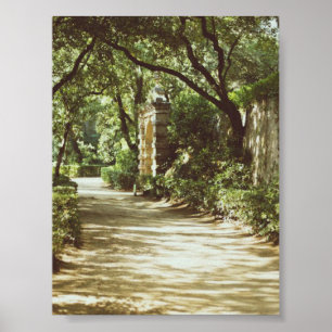 Park des Labyrinths von Horta Poster