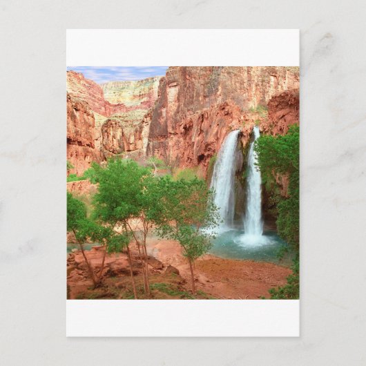 Park Dreamland Havasu Falls Grand Canyon Postkarte (Vorderseite)