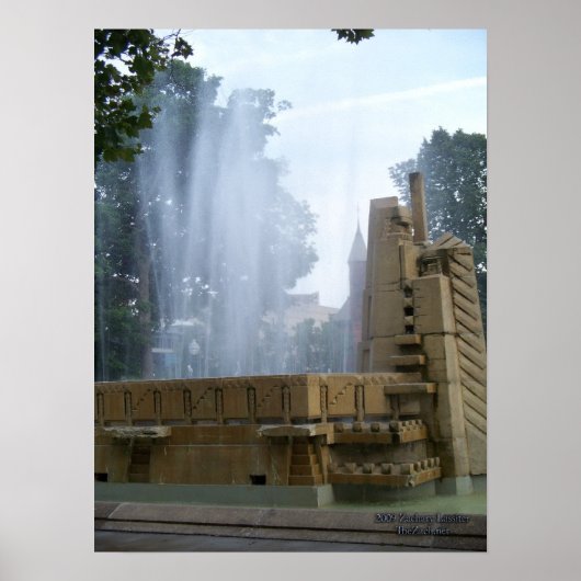 Park Fountain Poster (Vorne)
