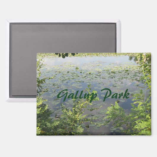 Park/Garten: Magnet (Vorderseite/Rückseite)