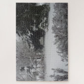 Park/Garten: Parco di Villa dei Cedri Puzzle (Vertikal)