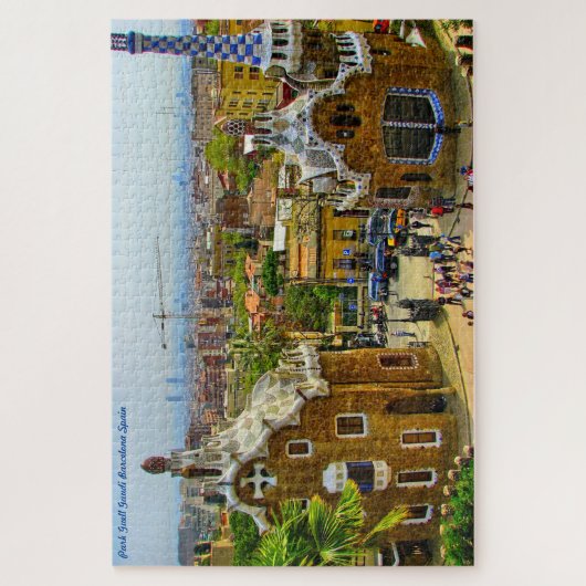 Park Gaudi Barcelona. Jigsaw Puzzle (Vertikal)