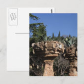 Park Güell, Barcelona Postkarte (Vorne/Hinten)