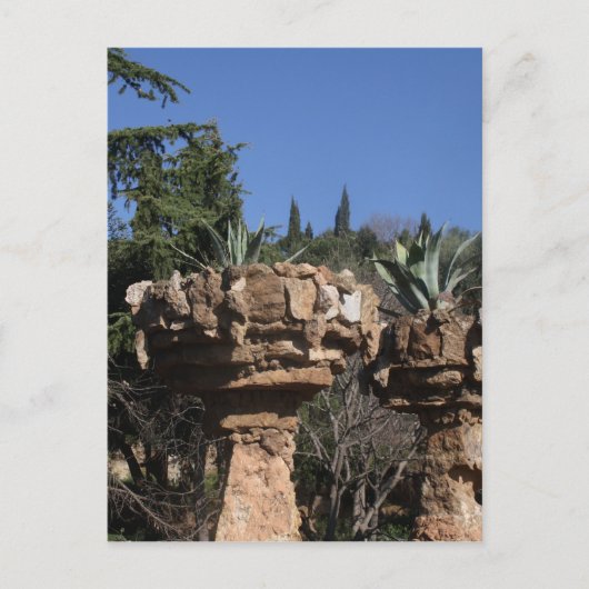 Park Güell, Barcelona Postkarte (Vorderseite)