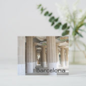 Park Güell, Barcelona Postkarte (Stehend Vorderseite)