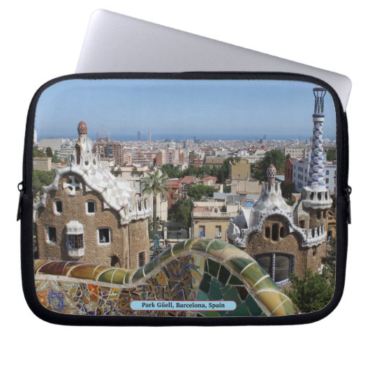 Park Güell, Barcelona, Spanien Laptopschutzhülle (Vorderseite)