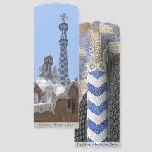 Park Güell, Barcelona, Spanien - Lesezeichen