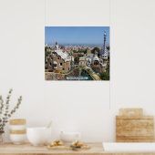 Park Güell, Barcelona, Spanien Poster (Küche)
