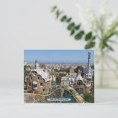Park Güell, Barcelona, Spanien Postkarte (Stehend Vorderseite)