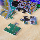 Park Güell, Barcelona, Spanien Puzzle (Seite)