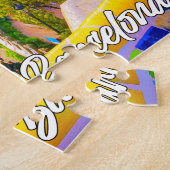 Park Guell, Barcelona, Spanien Puzzle (Seite)