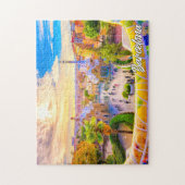 Park Guell, Barcelona, Spanien Puzzle (Vertikal)