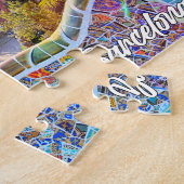 Park Güell, Barcelona, Spanien Puzzle (Seite)