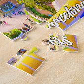 Park Güell, Barcelona, Spanien Puzzle (Seite)